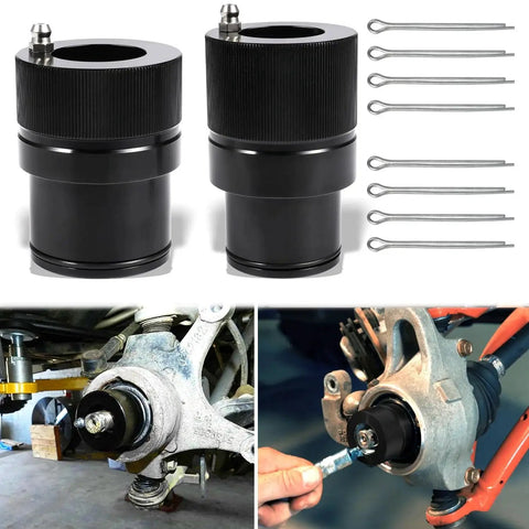 40mm And 44mm Front And Rear Wheel Bearing Greaser Tool Kit For ATV UTV SXS with 40mm and 44mm bearings, includes pins