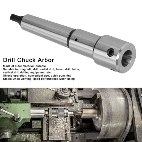 Annular Cutters Arbor MT3 Morse Taper To Three Quarters Inch Weldon Shank Drill Press Extension Arbor for various drills