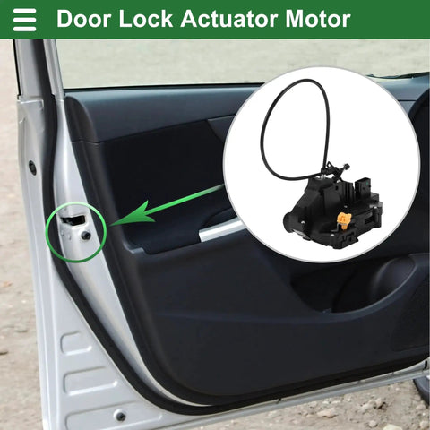 Rear Left Driver Side Power Door Lock Actuator Motor Door Latch Assembly For Chevrolet HHR 2008 2011 With Cable 20791794