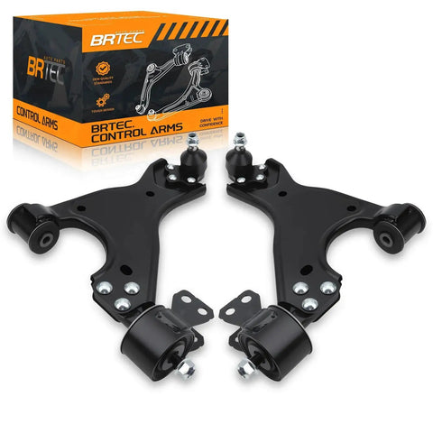 Front Lower Control Arm With Ball Joint Compatible With Buick Enclave, Chevrolet Traverse, Saturn Outlook, And GMC Acadia 2007 To 2017, 2pc Set