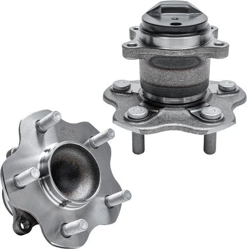 Four Wheel Hub Bearing Assembly Set For 2013-2019 Nissan Sentra Front And Rear Hubs With 5 Lugs Includes 2 Front Bearings And 2 Rear Bearings