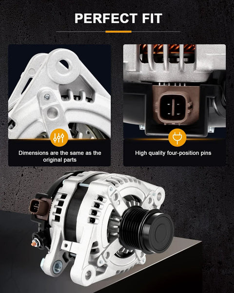 Alternator Replacement For Lexus ES And RX 350 3.5L V6 2007 2009, Toyota Avalon 3.5L V6 2005 2015, And Highlander 3.5L V6 2008 2012