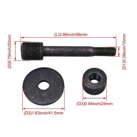 Hydraulic Drive Draw Stud Kit With Gasket Punches And Knockout Punches For Precise Hole Making 20x10mm Set components