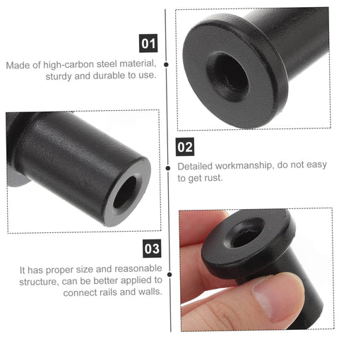 Set Of Five Replacement Track Spacers For Barn Door Hardware Kit DIY Ready Durable High Carbon Steel Spacers With Smooth Polished Finish