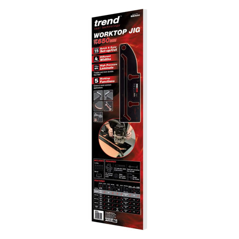 Packaging of Heavy Duty Kitchen Countertop Routing Jig For Twenty Five And A Half Inch Countertops with tool image
