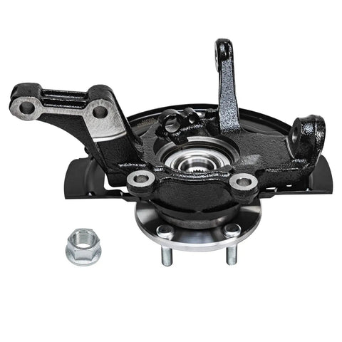 2 Front Steering Knuckles With Wheel Hub Bearings Assembly For 2002 2003 2004 2005 2006 Nissan Altima 2.5L DIY Kit