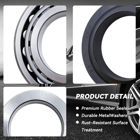 Close-up of Rear Axle Bearing Inner Spacer Oil Seal Kit For Nissan Titan 2004-2007, Frontier 2005-2017, Xterra 2006-2015