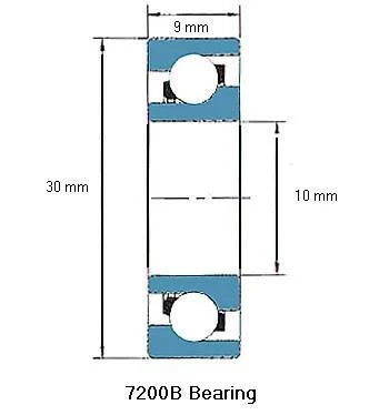 7200B Bearing Angular contact 7200B - VXB Ball Bearings