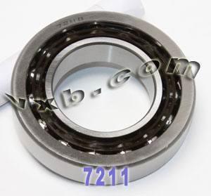 7211B Bearing 55x100x21 Angular Contact - VXB Ball Bearings