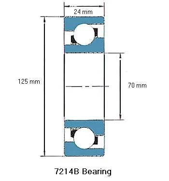 7214B Bearing Angular contact 7214B - VXB Ball Bearings