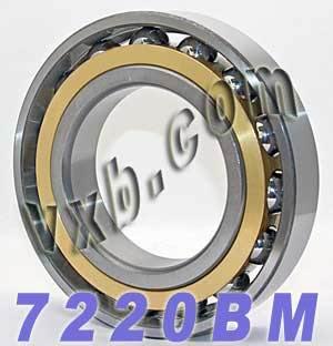 7220BM Angular Contact Bearing 100x180x34 Large - VXB Ball Bearings