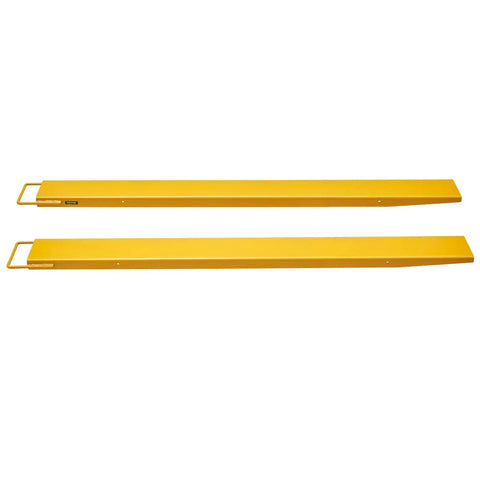 72 Inch Fork Extensions For Forklifts, 5.5 Inch Wide Heavy Duty Steel Extensions, 1 Pair, Handles Up To 4000 Lbs, Durable Q235 Carbon Steel