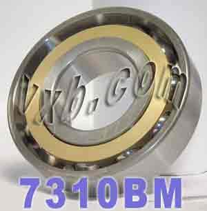 7310BM Angular Contact Bearing Bronze Cage 50x110x27 - VXB Ball Bearings