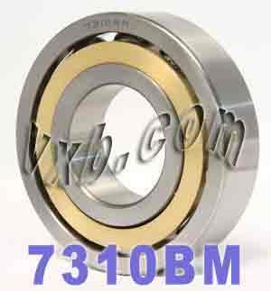 7310BM Angular Contact Bearing Bronze Cage 50x110x27 - VXB Ball Bearings