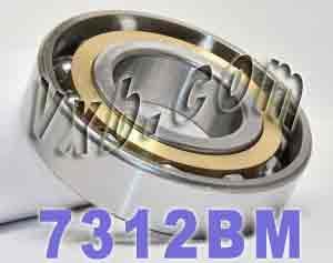 7312BM Angular Contact bearing Bronze Cage 60x130x31 - VXB Ball Bearings