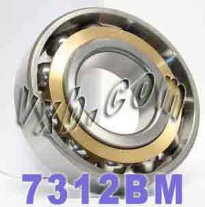 7312BM Angular Contact bearing Bronze Cage 60x130x31 - VXB Ball Bearings