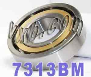 7313BM Angular Contact bearing Bronze Cage 65x140x33 - VXB Ball Bearings