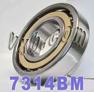 7314BM Angular Contact bearing Bronze Cage 70x150x35 - VXB Ball Bearings