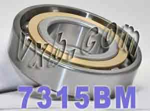 7315BM Angular Contact bearing Bronze Cage 75x160x37 - VXB Ball Bearings