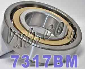 7317BM Angular Contact bearing Bronze Cage 85x180x41 - VXB Ball Bearings