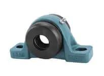 30mm Set-Screw Pillow Block Bearing UCP206C - Single 2-Bolt Iron Housing with Sealed Spherical Ball Bearing Insert