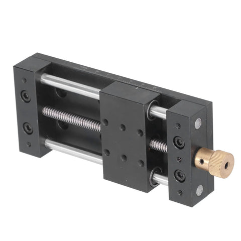 75mm Stroke CNC Linear Stage Motion Actuator X Y Z Axis Linear Slide Rail Aluminum Alloy Sliding Table Linear Rail Ballscrew
