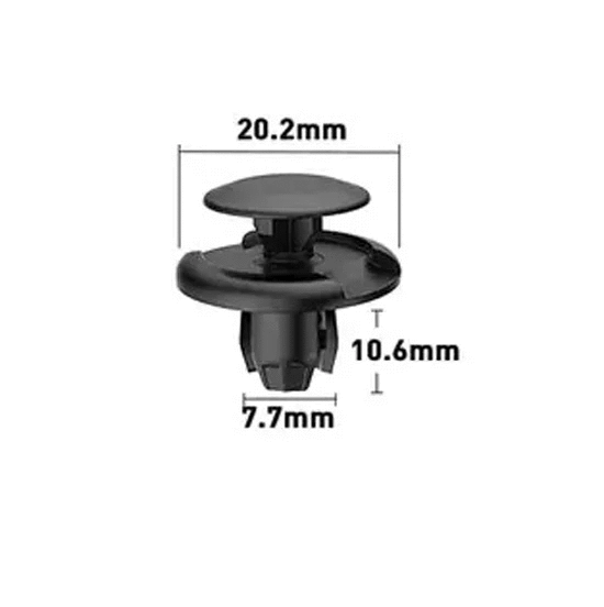 7.7mm Hole Push-in Plastic Rivet Sheet Metal Plugs siz...