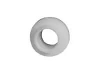 Front view of 1-1/4 in Poly-Acetal Sleeve Bearing Insert PAV206-20, Single Sealed Bushing for agriculture and manufacturing use