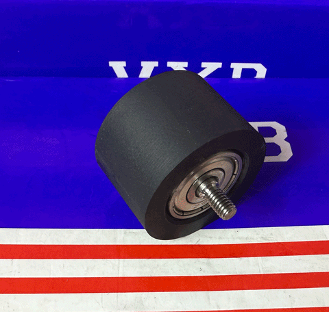 PUT635ZZ 30x20 C1 L9 Shield Bearing with Black Polyurethane with M4 Threaded Stud