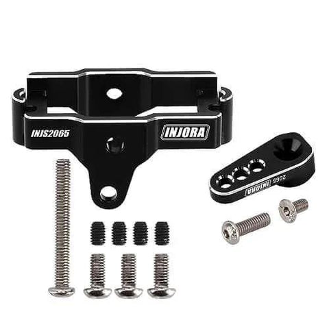 7KG Servo INJS2065 with Mount and Servo Horn for TRX4M TRX4MT 1/18 RC Crawler Upgrade Parts, High Torque Waterproof