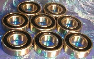 8 Bearing 6205-2RS 25x52x15 Sealed - VXB Ball Bearings