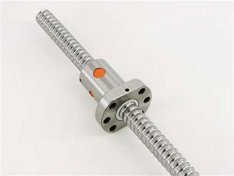 8' Feet Travel Stroke 20mm Anti-Backlash Ballscrew set with Nut and Bearing Supports - VXB Ball Bearings