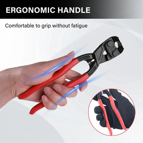 High Leverage 8 Inch Nail Puller Pliers Tool With Anti Slip Grip For Nail Removal In Tight Spaces CRV Steel End Cutting Pliers