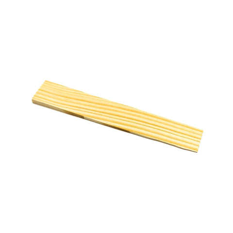 Versatile 8 Inch Wood Shims Set For DIY Projects And Home Improvement By Nelson, showcasing a single wooden shim with feathered tip for leveling.