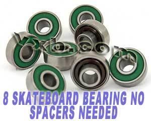 8 Skateboard Extended Bearing with Built-in Spacers - VXB Ball Bearings