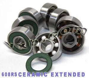 8 Skateboard Extended Ceramic Bearing with Built-in Spacers Bearings - VXB Ball Bearings