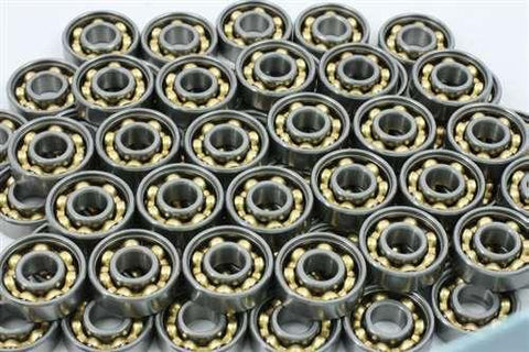 800 Skateboard/in-line/Skate/Fidget Bearing Bronze Cage Sealed - VXB Ball Bearings