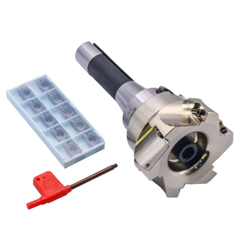 80mm Face End Mill Cutter With 3.15 Inch Diameter And 6 Flutes Indexable CNC Shell Cutter For Boss Grade Precision Aluminum And Steel Machining