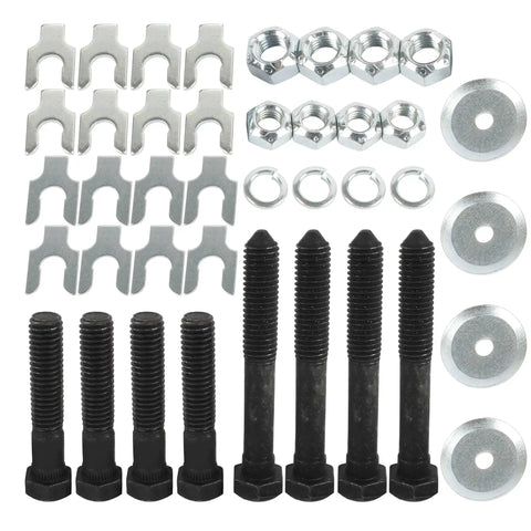 Upper And Lower Control Arm Bolt Kit With Nuts For Classic GM A Body Cars Including Camaro Chevelle Nova Firebird GTO Lemans Tempest Skylark El Camino 1964 Through 1974 Perfect Fit For Restorations And Performance Upgrades