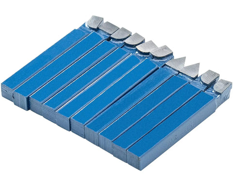 Metal Lathe Tooling Set With Ten Carbide Tip Cutters For Precision Turning Boring And Chamfering On Metal Lathe One Quarter Inch Shank Ten Piece C6