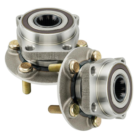 Front Wheel Bearing Hub Assembly 513413 For Subaru Forester 2014 To 2018 Crosstrek 2016 To 2021 Impreza 2014 To 2019 XV Crosstrek 2014 To 2015 2 Pack Ready To Install Direct Fit Replacement That Reduces Play And Vibration product image showing two units