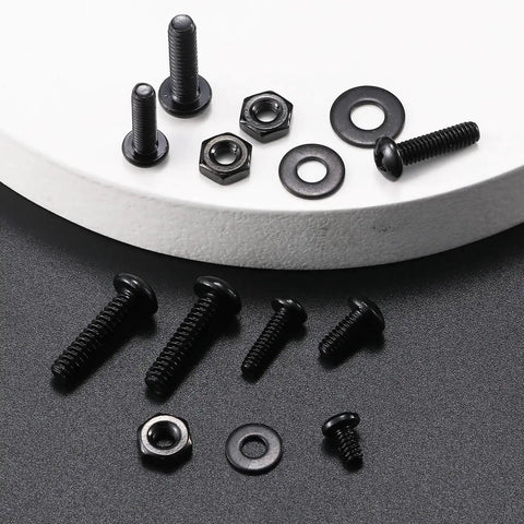 381 Piece Machine Screws Nuts And Bolts Kit With Case DIY Ready For Quick Repairs And Projects Includes 6-32 8-32 10-24