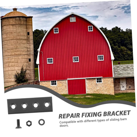 Heavy Duty Sliding Barn Door Track Connector Replacement Plate For Smooth Operation Flat Mending Plate To Link Door And Track