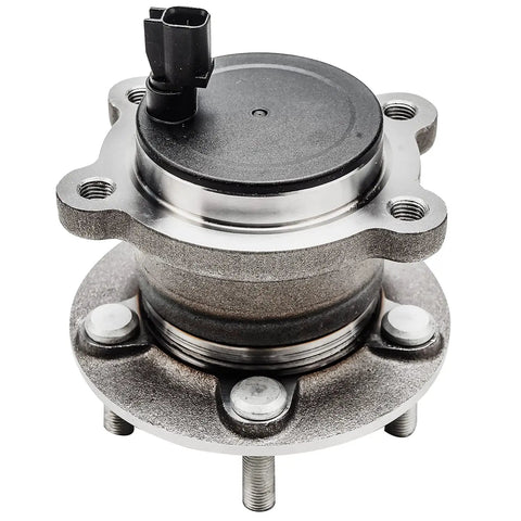 Rear 2 Piece Wheel Bearing Hub Assembly Set Compatible With Ford Escape C Max Lincoln MKC 2013 Through 2019 FWD Models With Park Assist And ABS