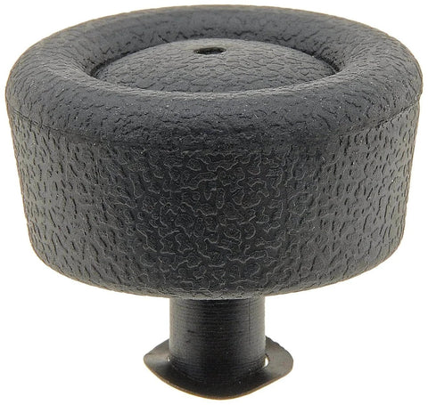 Universal Fit Window Crank Handle Knob Direct Replacement For Manual Vehicle Windows, textured black knob, side view