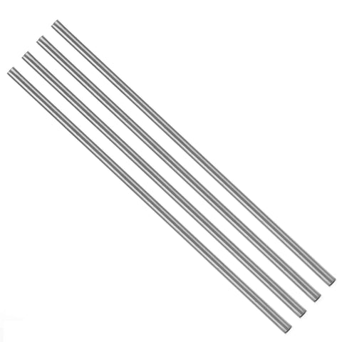 Stainless Steel Round Lathe Rods Set 6X200 Mm 4 Piece For Turning Graving And Boring In Steel Copper Iron Aluminum Pro Grade Build