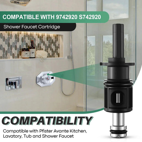Replacement Shower Cartridge Compatible With Pfister Avante Series Lavatory Tub And Shower Faucets 9742920 S74-2920