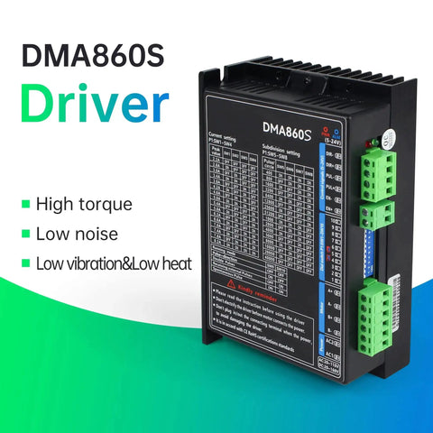 Four Pack DMA860S 2-Phase Stepper Motor Driver for CNC Router and Engraving Machine with digital control and high torque