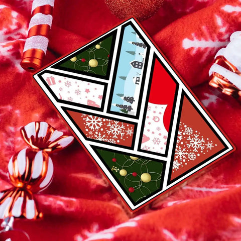 Geometric Die Cuts For Card Making And Scrapbooking Background Dies With Hollow Frame For Rectangle And Triangle Designs