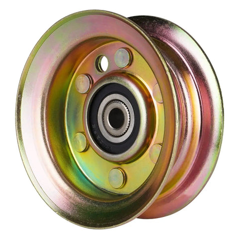 Flat Idler Pulley Replacement For Husqvarna Ariens Craftsman AYP Lawn Mowers 532177968 532193197 metal belt roller part